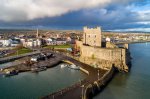 Carrickfergus Castle Caper Schnitzeljagd-Karte Bild
