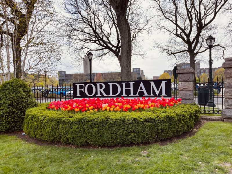 Fordham University Scavenger Hunt card image