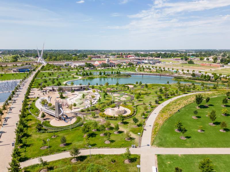 The Skydance Scramble at Scissortail Park
