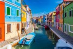 Immagine della carta per la caccia al tesoro Burano Colors, Canals & Craft Discovery Hunt