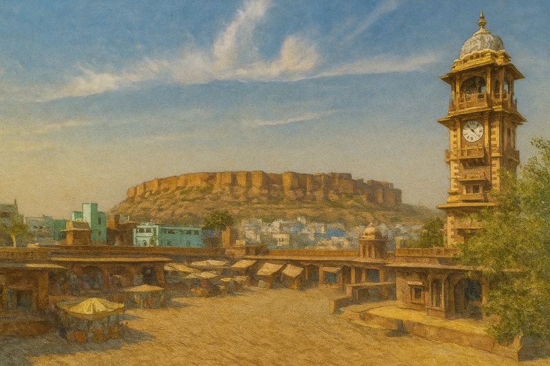 Jodh-pursuit: Racing Through the Blue City