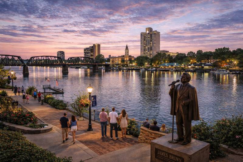 Augusta Art Alleys, Coffee Stops & Hidden Finds Scavenger Hunt card image