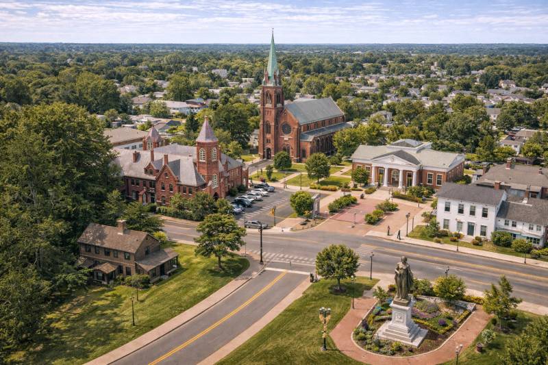 Immagine della tessera della Caccia al Tesoro tra Mulini&comma; Memorie e Main Street di Manchester
