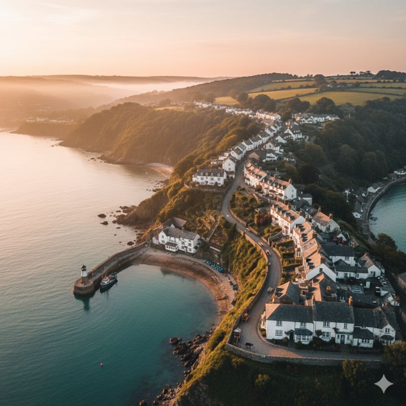 Waves, Walls & Hidden Wonders of Clovelly Scavenger Hunt card image