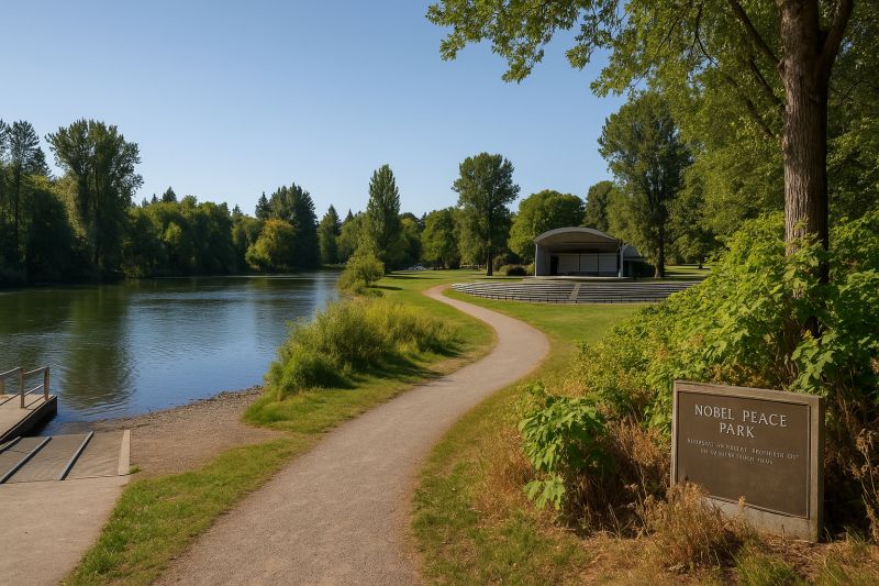 Fotografie principală pentru Vânătoarea de comori în Parcul Alton Baker