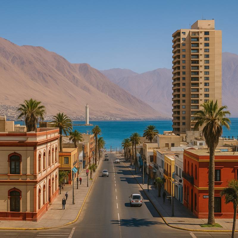 Iquique, Chile: A City of Memory, Art and Applause Journey Scavenger Hunt card image