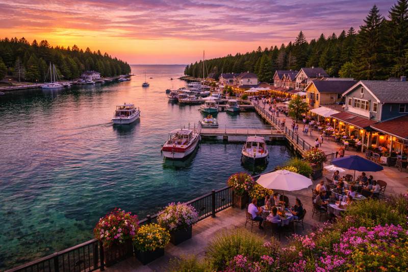 Tobermory Georgian Bay Gems & Sunset Docks Scavenger Hunt card image