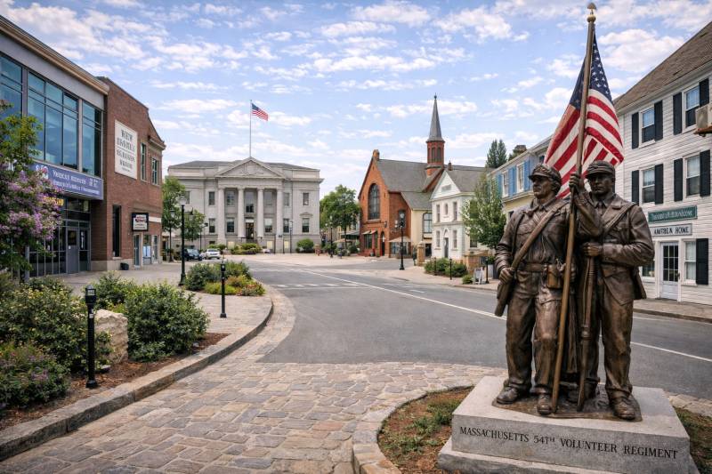 New Bedford: Port Lights and Powerful Footsteps Scavenger Hunt card image