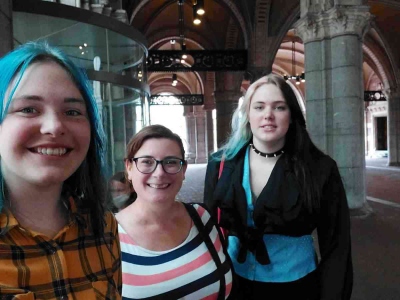 Fotografie de echipă pentru vânătoarea de comori din Amsterdam