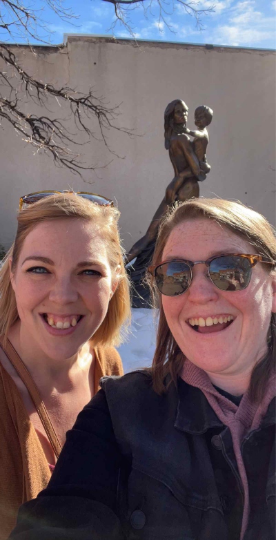 Fotografie de echipă pentru vânătoarea de comori în Loveland