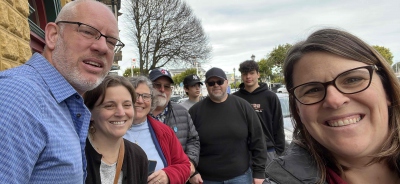 Týmová fotka z Eureka Scavenger Hunt