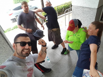 Fotka týmu z Fort Lauderdale Scavenger Hunt